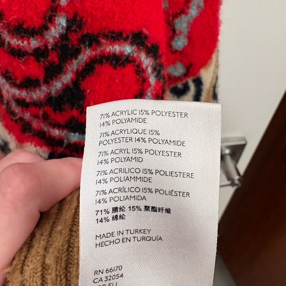 Anthropologie Rachael Patchwork Knit Sweater Size Medium - Picture 5 of 15